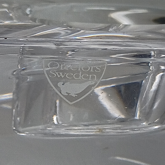 Orrefors Kostaboda Clear Crystal Votive Candle Holder - Picture 4 of 6